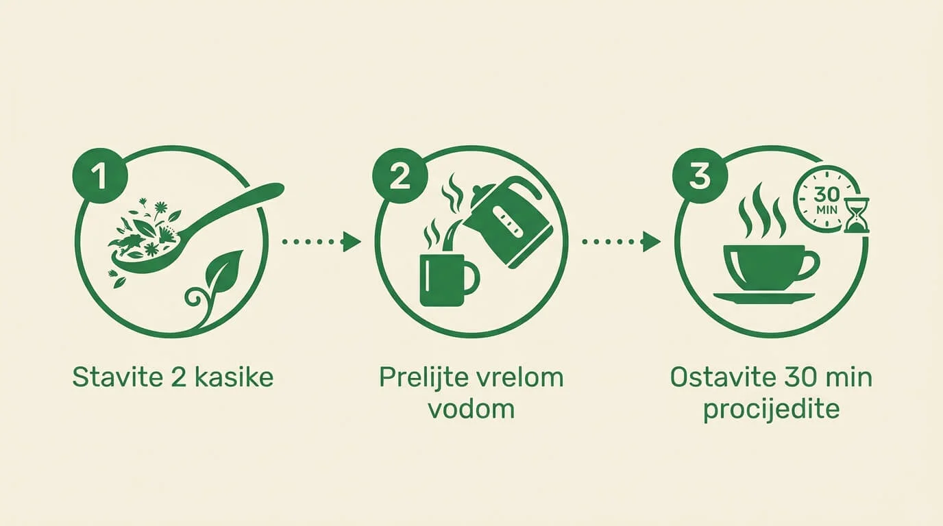 Go Slim – čaj za mršavljenje i čišćenje organizma 3 Kako pripremiti Go Slim čaj — 3 koraka