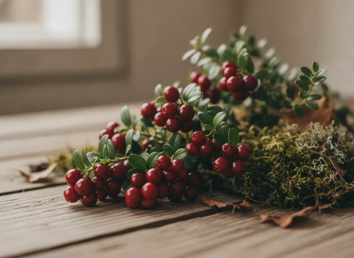 Brusnica - ljekovitost, upotreba i nuspojave 2 Europska brusnica (Vaccinium vitis-idaea) - sitne crvene bobice na niskom zimzelenom grmu